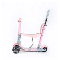 Baby three-wheeled scooter 3in1 Baby Mix Multi pink