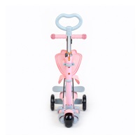 Baby three-wheeled scooter 3in1 Baby Mix Multi pink