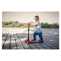 Baby Mix Moovi red electric scooter for children