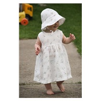 Baby Muslin Hat New Baby Zoe, size 62 (3-6m)