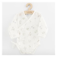 Baby Muslin Bodysuit with Side Ties New Baby Zoe, size 56 (0-3m)