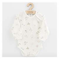 New Baby Zoe Long Sleeve Cotton Baby Bodysuit, size 56 (0-3m)