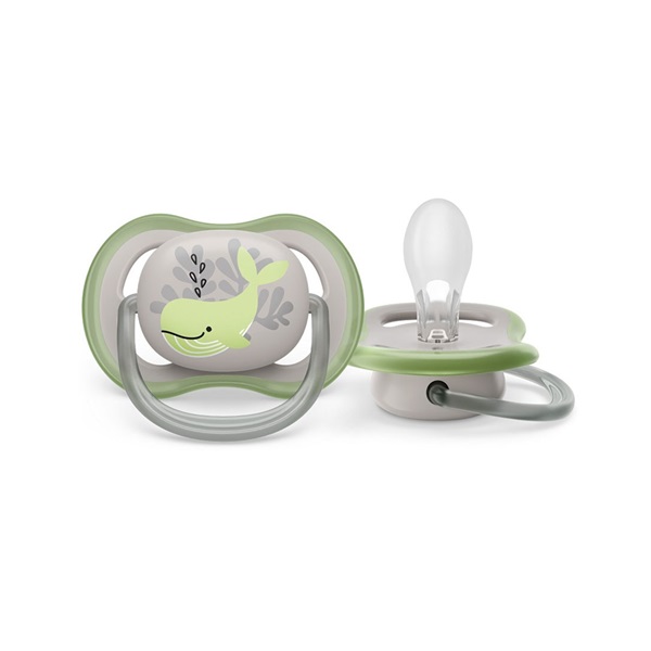 Avent Ultra air pacifier 1pc 6- 18 m whale, size 6-18 m