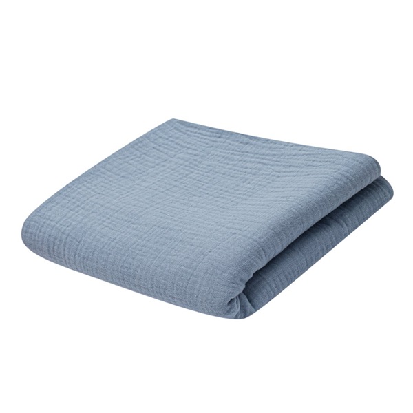 Baby muslin blanket New Baby 70x100 cm blue