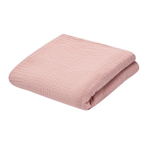 Baby muslin blanket New Baby 70x100 cm pink