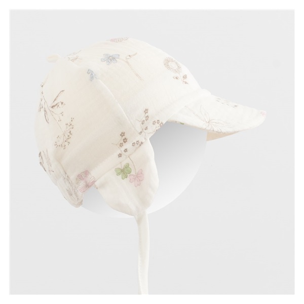 Baby summer muslin cap with visor New Baby Zoe