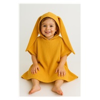 Baby muslin poncho New Baby Feeling blue 50 cm