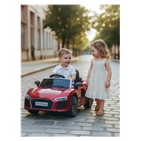 Elektrické autíčko BABY MIX AUDI R8 Spyder MAXI metalíza červené