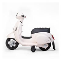 Baby Mix Vespa electric motorbike white