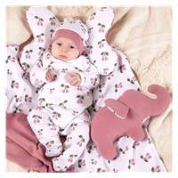 Baby cotton onesie Nicol Emily, size 56 (0-3m)