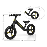 Milly Mally Ranger Black Children‘s Balance Bike