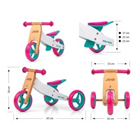 Kids multifunctional 2in1 Milly Mally JAKE Classic Candy bike