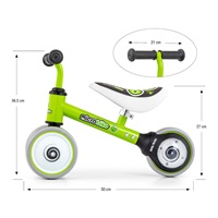 Milly Mally Micro Plus Frog Baby Bike