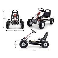 Kids Go-kart Milly Mally Thor white