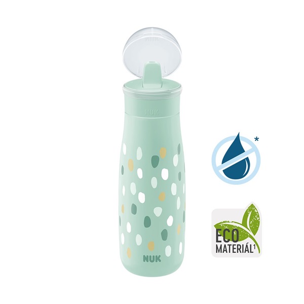 NUK Mini-Me Flip 2-in-1 Baby Bottle, 450 ml green