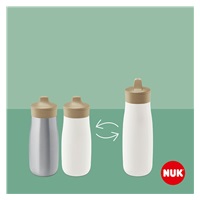 NUK Mini-Me Flip 2-in-1 Baby Bottle, 450 ml green