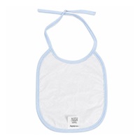 Children‘s terry bib lined with PVC New Baby blue