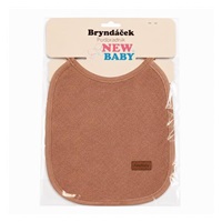 Children‘s terry bib lined with PVC New Baby brown