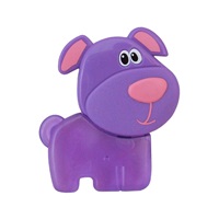 Baby Mix Puppy purple cooling teether