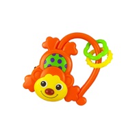 Baby rattle with sound Baby Mix Monkey orange