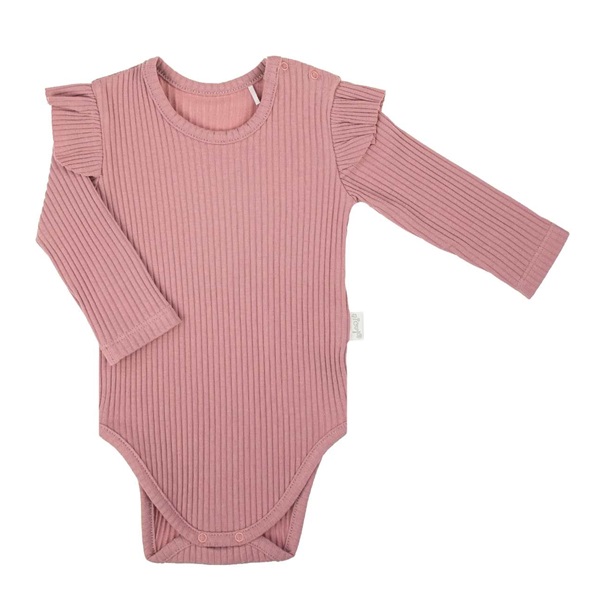 Baby body with long sleeves Nicol Emily pink and purple, size 86 (12-18m)