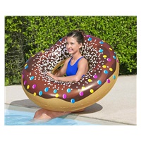 Kids big inflatable ring Bestway DONUT 107cm brown