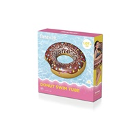 Kids big inflatable ring Bestway DONUT 107cm brown