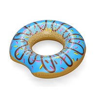 Kids big inflatable ring Bestway DONUT 107cm blue