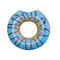 Kids big inflatable ring Bestway DONUT 107cm blue