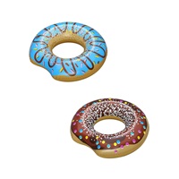 Kids big inflatable ring Bestway DONUT 107cm blue