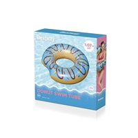 Kids big inflatable ring Bestway DONUT 107cm blue