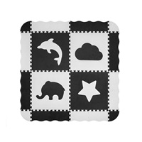 Foam puzzle mat Milly Mally Jolly 2x2 Grey