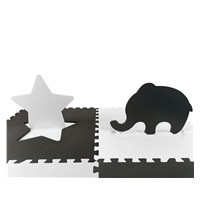 Foam puzzle mat Milly Mally Jolly 2x2 Grey