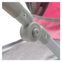 Doll stroller 2v1  Baby Mix Sophie pink-grey