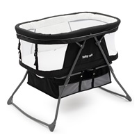 DreamyNest Baby Mix black travel cot