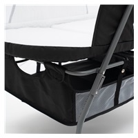 DreamyNest Baby Mix black travel cot