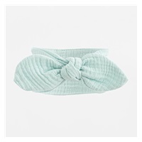 Baby Muslin Headband New Baby Feeling sage color, size