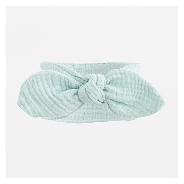 Baby Muslin Headband New Baby Feeling sage color, size