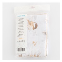 Muslin nappy New Baby 60x80 cm 3  pieces UNI