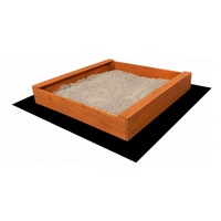 Children's wooden sandpit with benches Baby Mix 120x120 cm