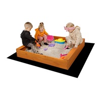 Children‘s wooden sandpit with benches Baby Mix 120x120 cm