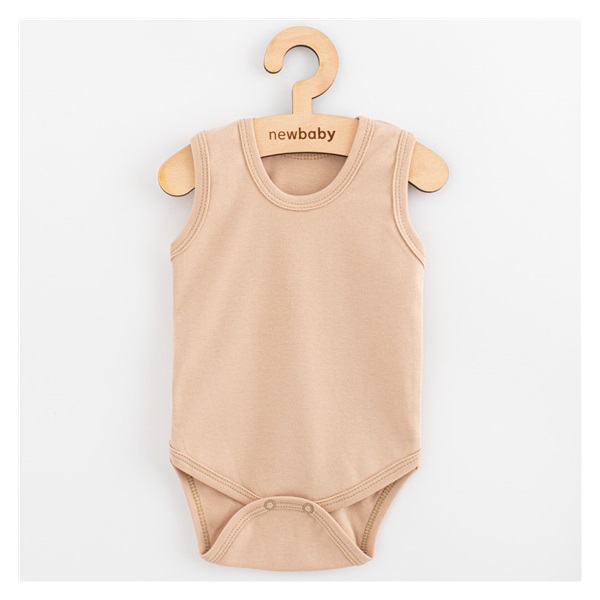 Baby body sleeveless New Baby Classic II light beige boy