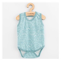 Baby body sleeveless New Baby Classic II dino mint boy