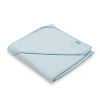 Baby terry towel with hood New Baby BASIC 80x80 blue