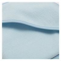 Baby terry towel with hood New Baby BASIC 80x80 blue