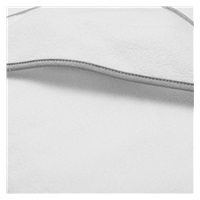 Baby terry towel with hood New Baby BASIC 100x100 white-grey