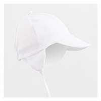 Children's cotton cap with visor New Baby Casually Dressed white