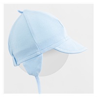 Children's cotton cap with visor New Baby Casually Dressed blue