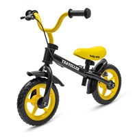 Children's balance bike with brake Baby Mix Traveller black