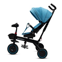 Baby Mix Peony EVA Blue Children‘s Tricycle